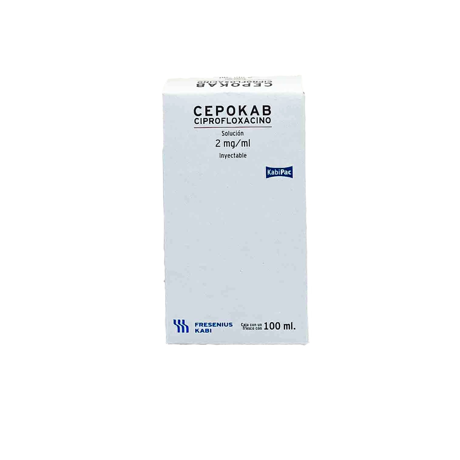 CIPROFLOXACINO 200MG/100ML. FRESENIUS