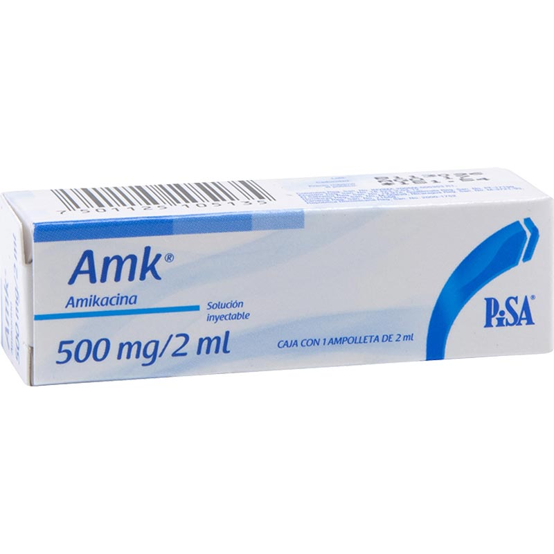 AMK 500MG/2ML (AMIKACINA) AMP. PISA