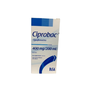 CIPROBAC 400 MG/200 ML SOLUCIÓN INYECTABLE