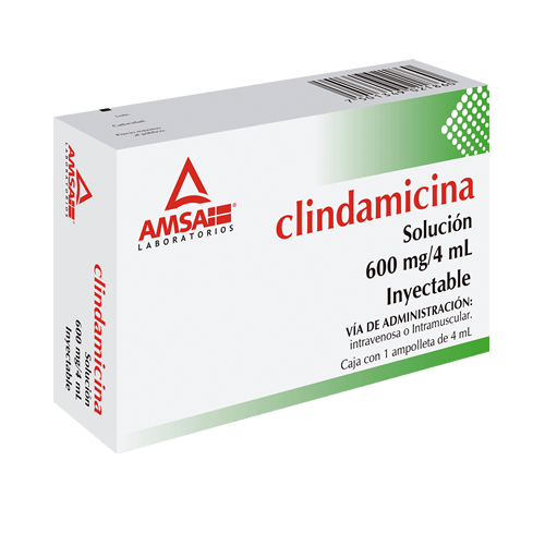 AM CLINDAMICINA 600 MG/4 ML C/1 GE
