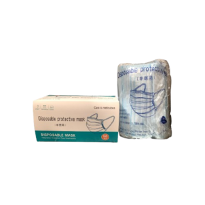 CUBREBOCA PLISADO DESECHABLE AZUL C/50