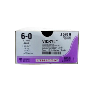 VICRYL OFTALMICA 6-0 S-14 D/A