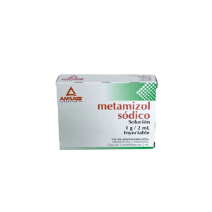 AM METAMIZOL SÓDICO 1G / 2ML C/3 AMP GE