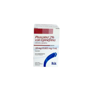 PISACAINA 2% CON EPINEFRINA 50ML.