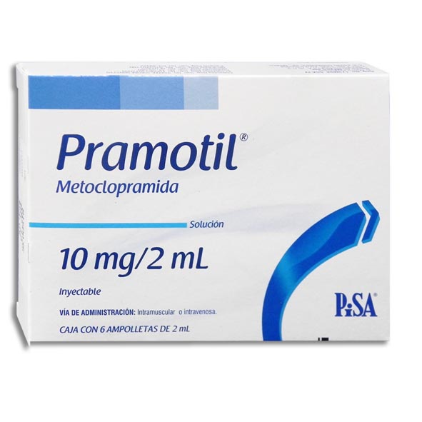 PRAMOTIL 10MG/2ML CON 6 AMP.