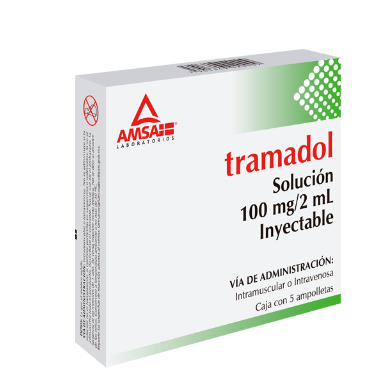 AM TRAMADOL 100 MG/2 ML. C/5 AMP.