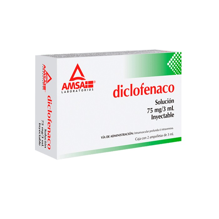 AM DICLOFENACO 75 MG/3 ML AMP. CAJA C/2