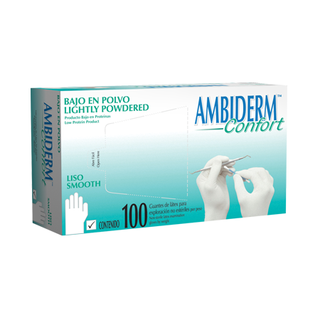 GUANTE AMBIDERM CONFORT NO ESTERIL  C/100